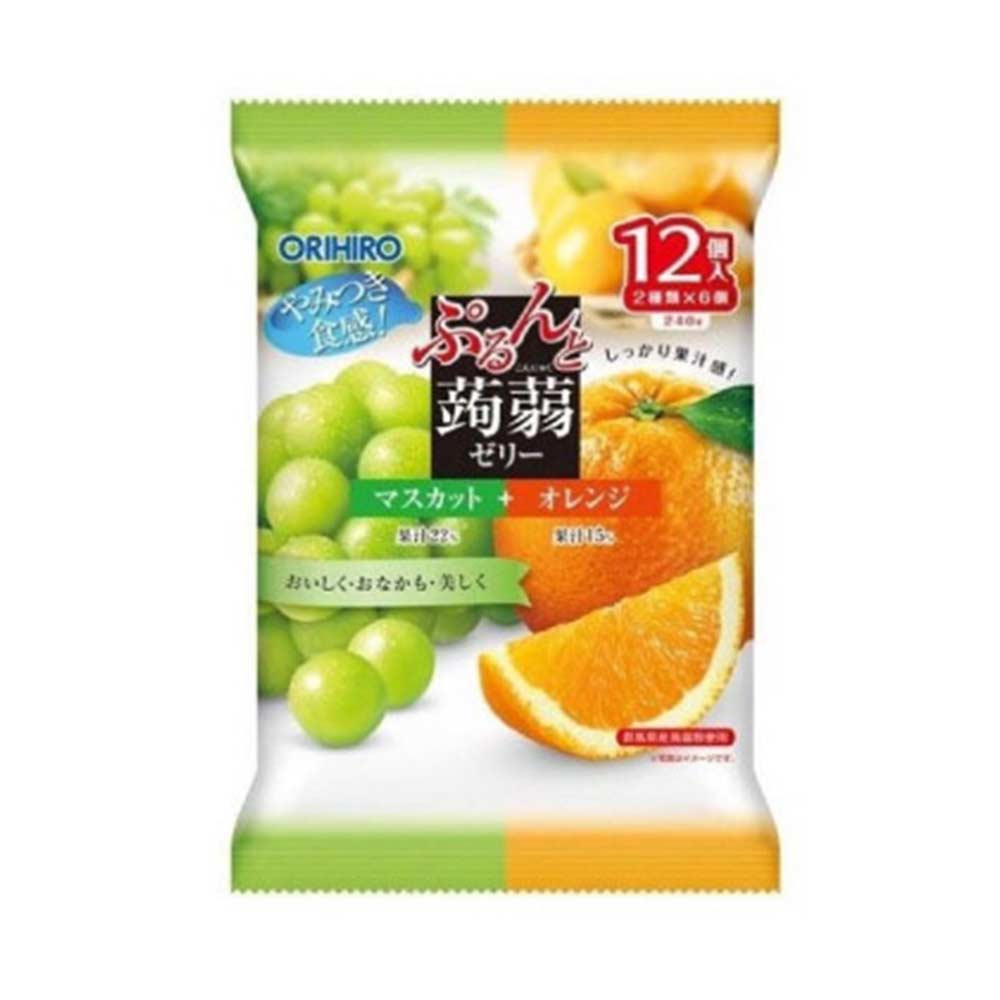 Kẹo thạch trái cây Orihiro Nhật Bản (12 viên/túi)