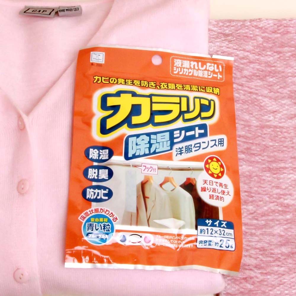 Miếng hút ẩm tủ quần áo Kokubo có móc treo 25g (10 miếng nhỏ/vỉ)