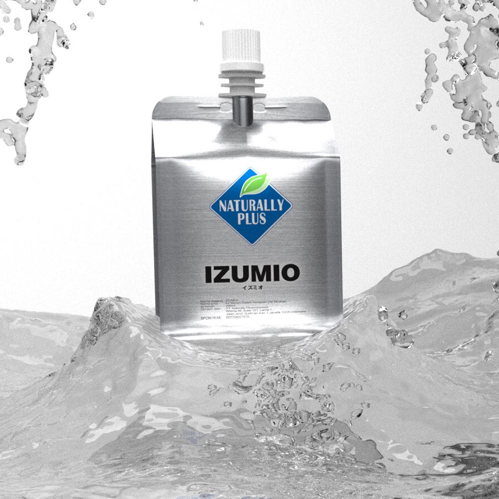 Nước uống Izumio giàu Hydro chống ung thư Naturally Plus Nhật Bản (48 túi)