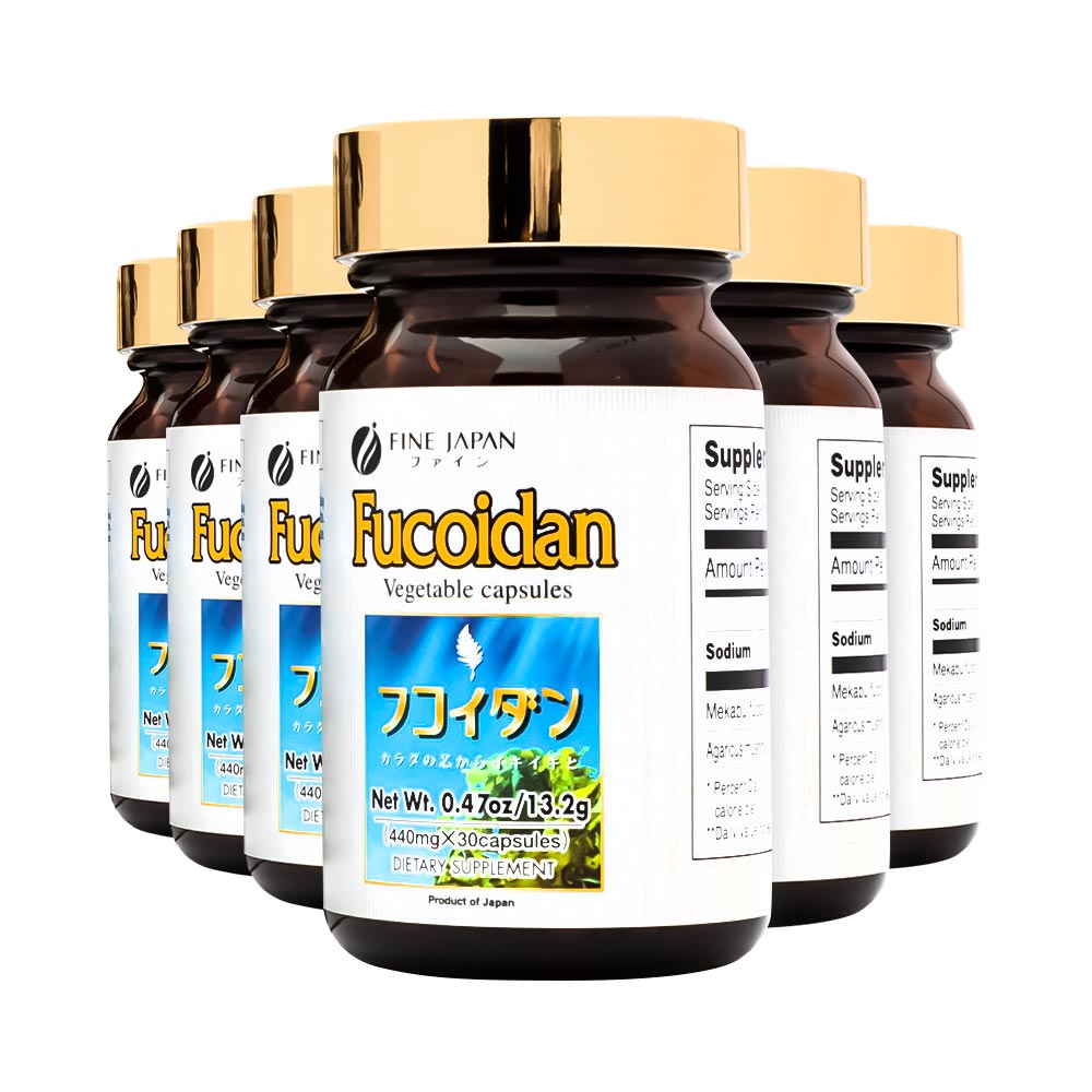 Combo 6 hộp Viên uống hỗ trợ điều trị ung thư Fine Japan Fucoidan 30 viên
