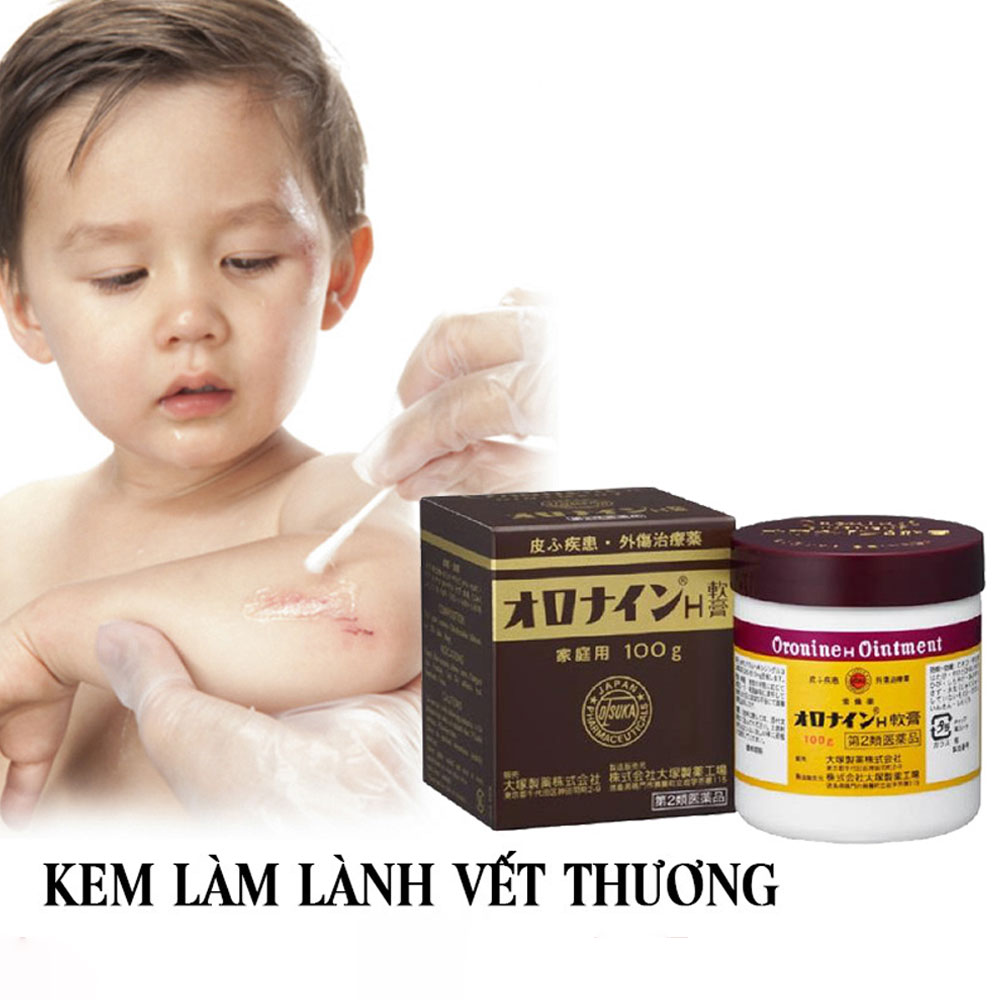 Kem bôi đa năng làm lành vết thương Otsuka Oronine H Ointment 100g