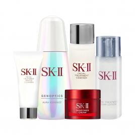 Bộ dưỡng trắng hồng, chống lão hóa size mini SK-II (5 sản phẩm)