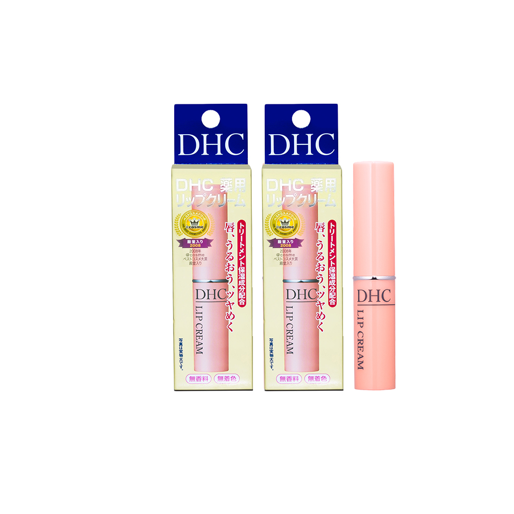 Combo 2 Son dưỡng ẩm môi DHC Lip Cream 1.5g