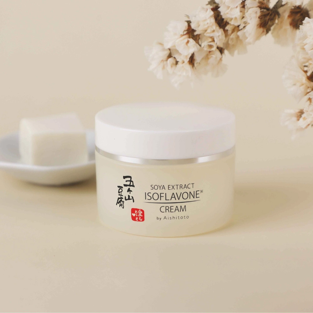 Kem dưỡng da chiết xuất đậu nành Aishitoto Gokayama Soya Extract Cream 30g