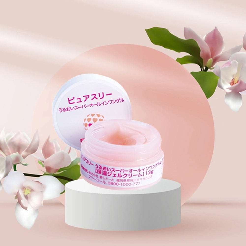 ピュアスリー うるおいスーパーオールインワンゲル 保湿ジェルクリーム