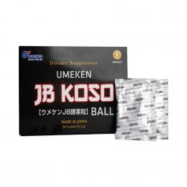 Viên uống hỗ trợ điều trị viêm đại tràng, táo bón Jb Koso Ball Umeken 30 gói