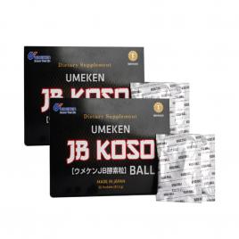 Combo 2 Viên uống hỗ trợ điều trị viêm đại tràng, táo bón Jb Koso Ball Umeken 30 gói