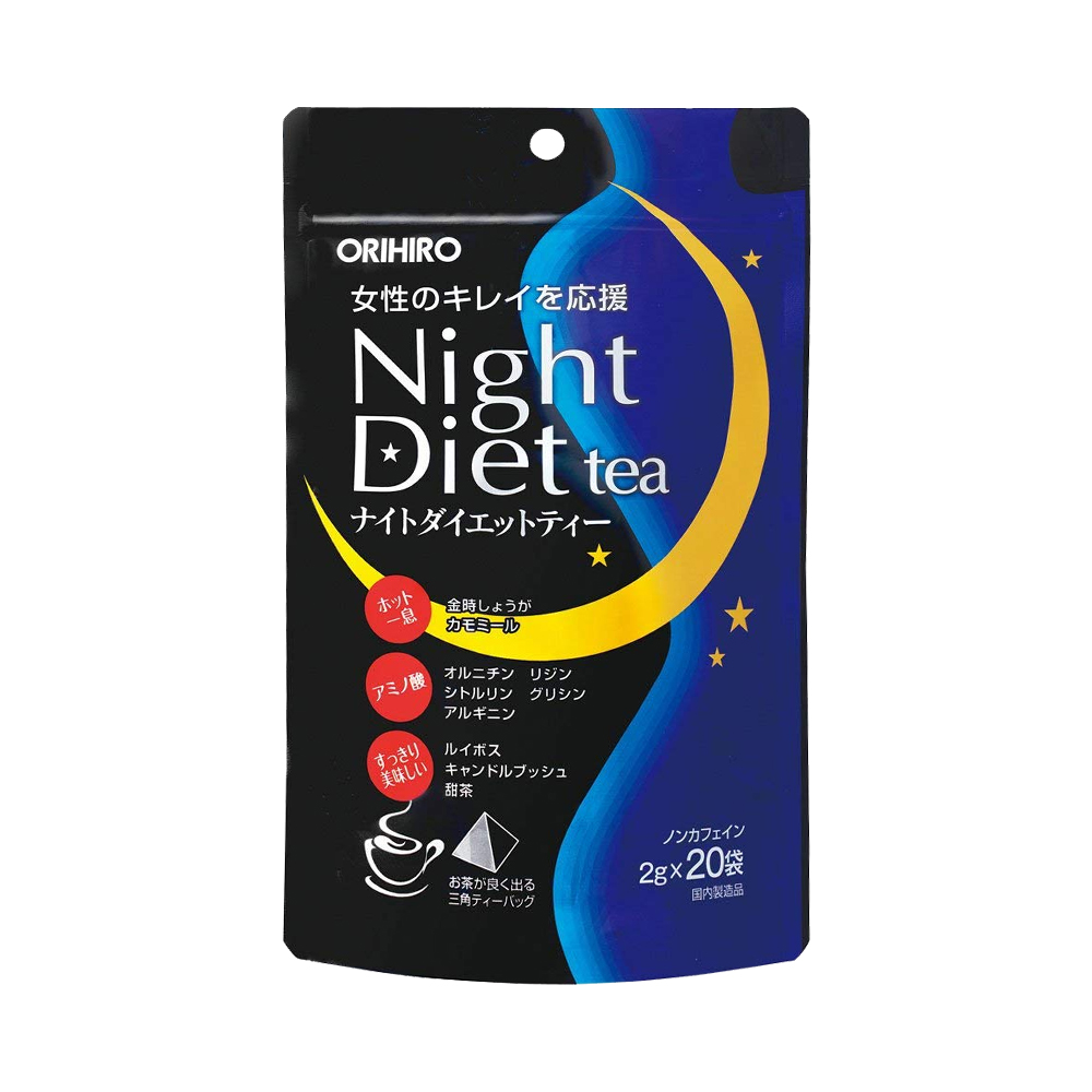 Trà giảm cân Orihiro Night Diet Tea Nhật Bản (20 gói x 2g) (Chính hãng)