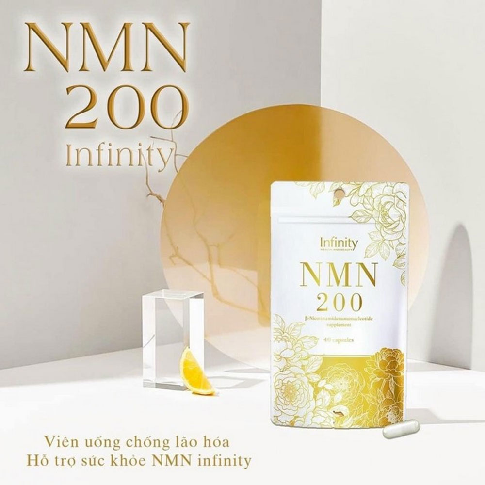 Viên Uống Chống Lão Hóa Nâng Cơ Infinity NMN 200 40 Viên