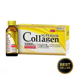 Nước uống Superior Collagen 10000mg Nhật Bản (Hộp 10 chai x 50ml)