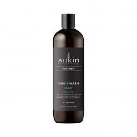 Sữa tắm cho nam 3 trong 1 thể thao Sukin For Men 3-In-1 Wash Sport 500ml