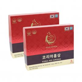 Combo 2 hộp Nước uống hồng sâm Hàn Quốc 6 năm tuổi Kumsan Korea Red Ginseng (Hộp 30 gói x 10g)