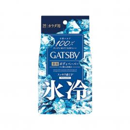 Giấy ướt khử mùi Gatsby Ice Nhật Bản 30 miếng