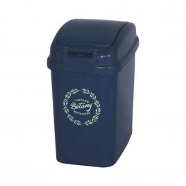 Thùng rác nắp bật 6L Botany màu xanh