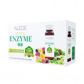 Nước uống thải độc, hỗ trợ giảm cân Nucos Detox Enzyme (Hộp 10 chai x 30ml)