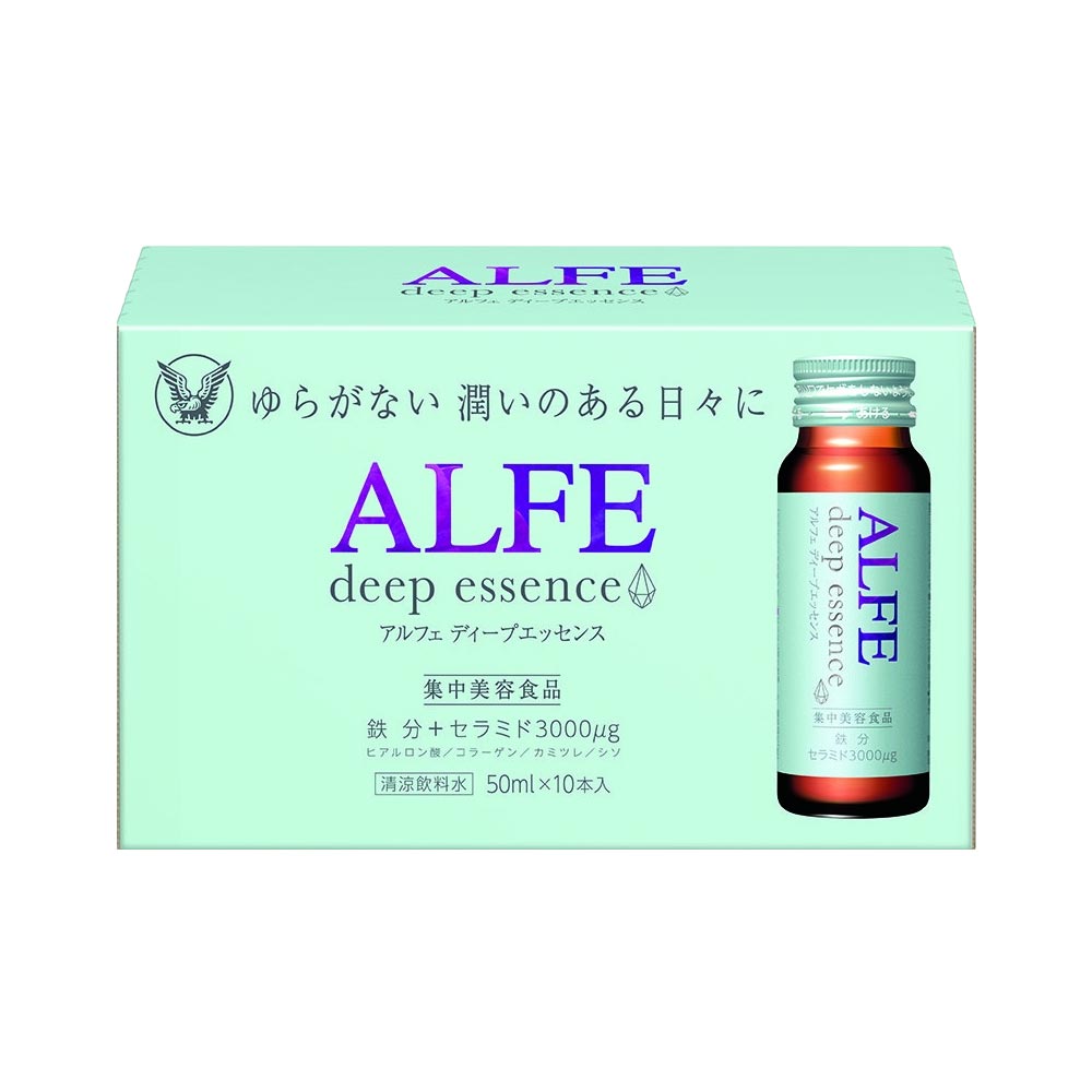 Nước uống Collagen dưỡng ẩm và căng mịn da ALFE Deep Essence (Hộp 10 chai x 50ml)