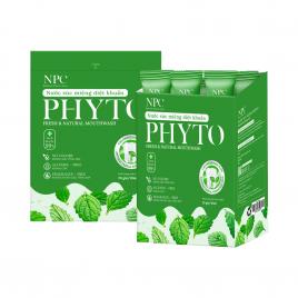 Nước súc miệng NPC Phyto Fresh & Natural Mouthwash Strong Mint (Hộp 20 gói x 10ml)