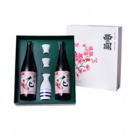 Hộp quà rượu Sake Nishi no Seki Hana 720ml
