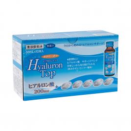 Nước uống cấp ẩm Hyaluron Top Shinnippai Nhật Bản (Hộp 10 chai x 50ml)