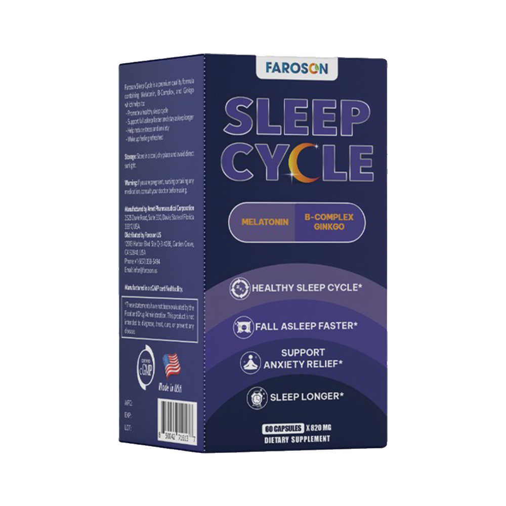 Viên uống hỗ trợ ngủ ngon Faroson Sleep Cycle Hộp 30 viên/60 viên