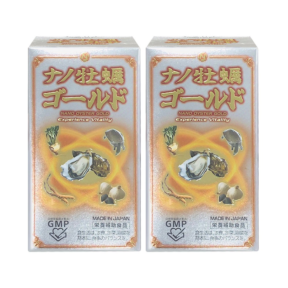 Combo 2 hộp viên uống tinh chất hàu Nano Gold Nichiei Bussan 120 viên