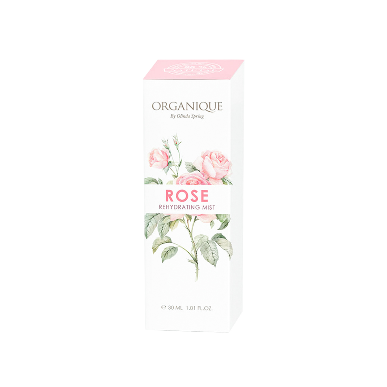 Nước xịt khoáng dưỡng ẩm tinh dầu hoa hồng Organique 30ml