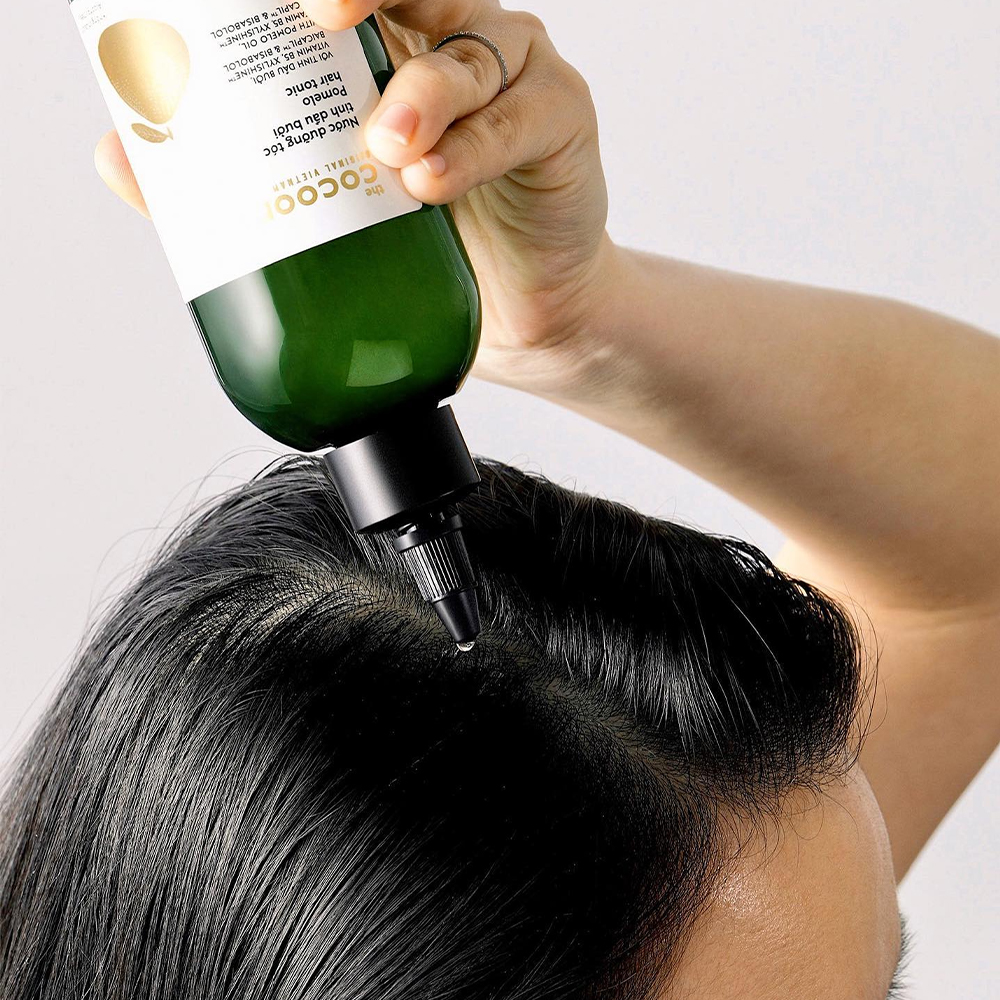 Nước dưỡng tóc tinh dầu bưởi mẫu mới Cocoon Pomelo Hair Tonic New