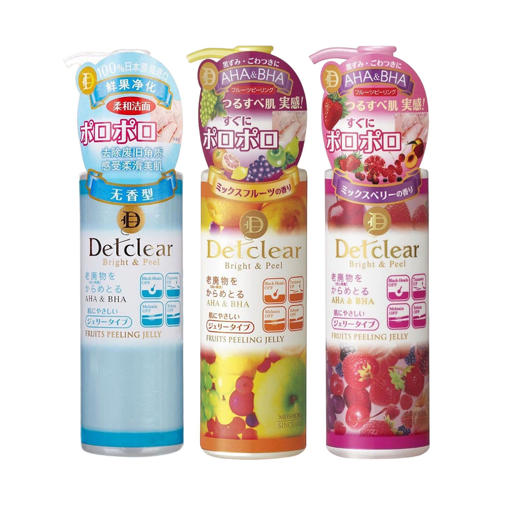 Tẩy tế bào chết Detclear Bright And Peel Nhật Bản 180ml