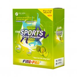 Bột bù điện giải cơ thể (Fine Sports Drink Powder hương dưa lưới (5 gói x 25g)