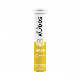 Viên sủi tăng cường sức đề kháng đẹp da Kudos Vitamin C 1000mg Tuýp 20 viên