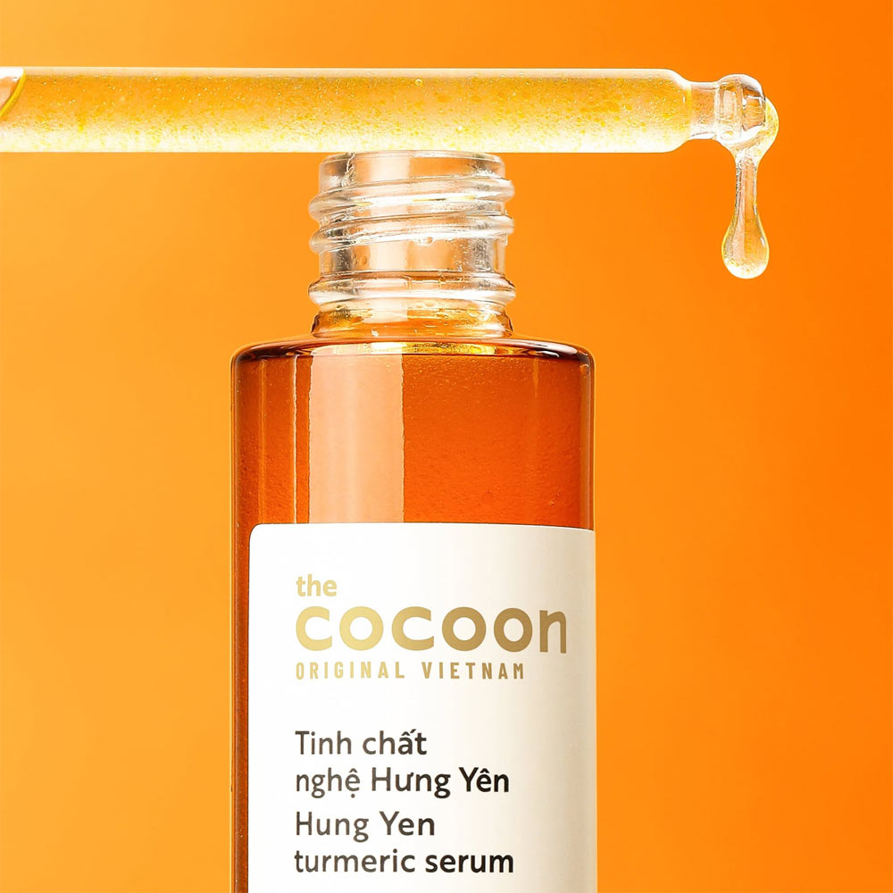 Tinh chất nghệ Hưng Yên dưỡng sáng mờ thâm Cocoon Tumeric Serum C10% và 22% 30ml