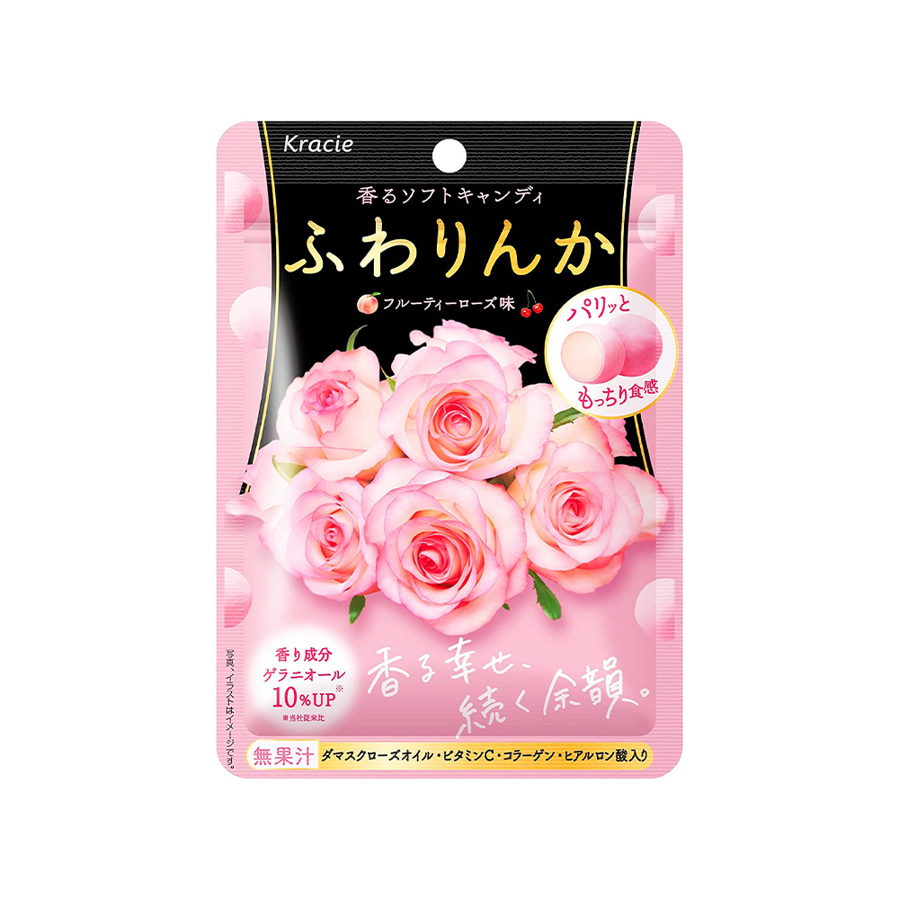 Kẹo thơm hoa hồng Kracie Nhật Bản Gói 32g