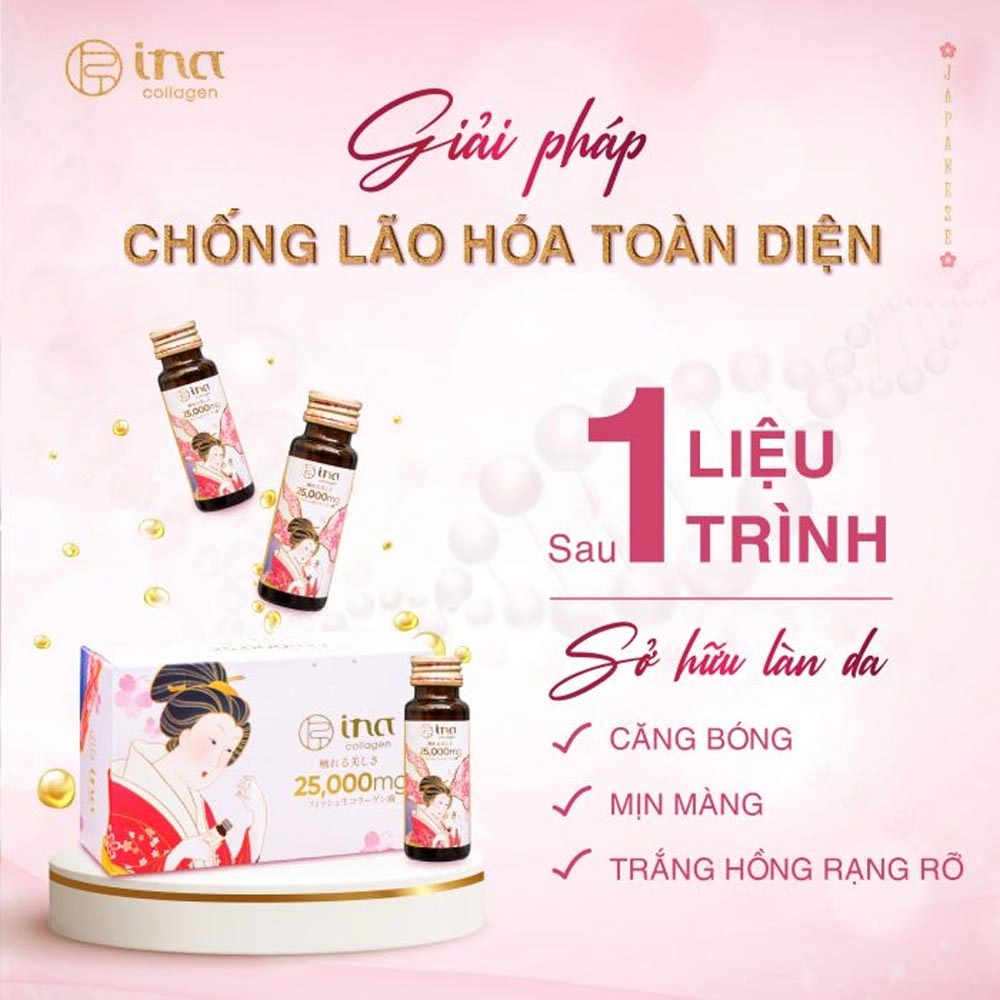 Special Set Collagen Peptide INA 25,000mg (Hộp 10 chai x 50ml)