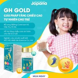 Combo 3 hộp viên uống hỗ trợ tăng chiều cao GH Gold Nhật Bản 120 viên