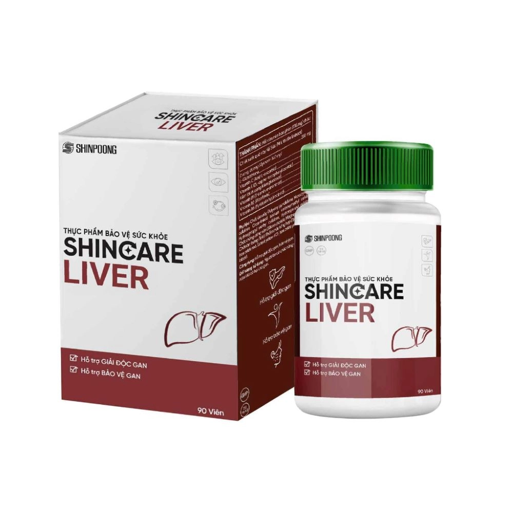 Viên uống hỗ trợ giảm độc gan, bảo vệ gan Shincare Liver Hợp 30 viên/ 90 viên