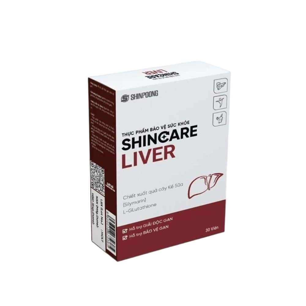 Viên uống hỗ trợ giảm độc gan, bảo vệ gan Shincare Liver Hợp 30 viên/ 90 viên