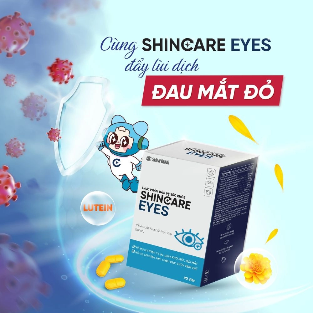 Viên uống hỗ trợ cải thiện thị lực Shincare Eyes Hộp 30 viên/ 90 viên