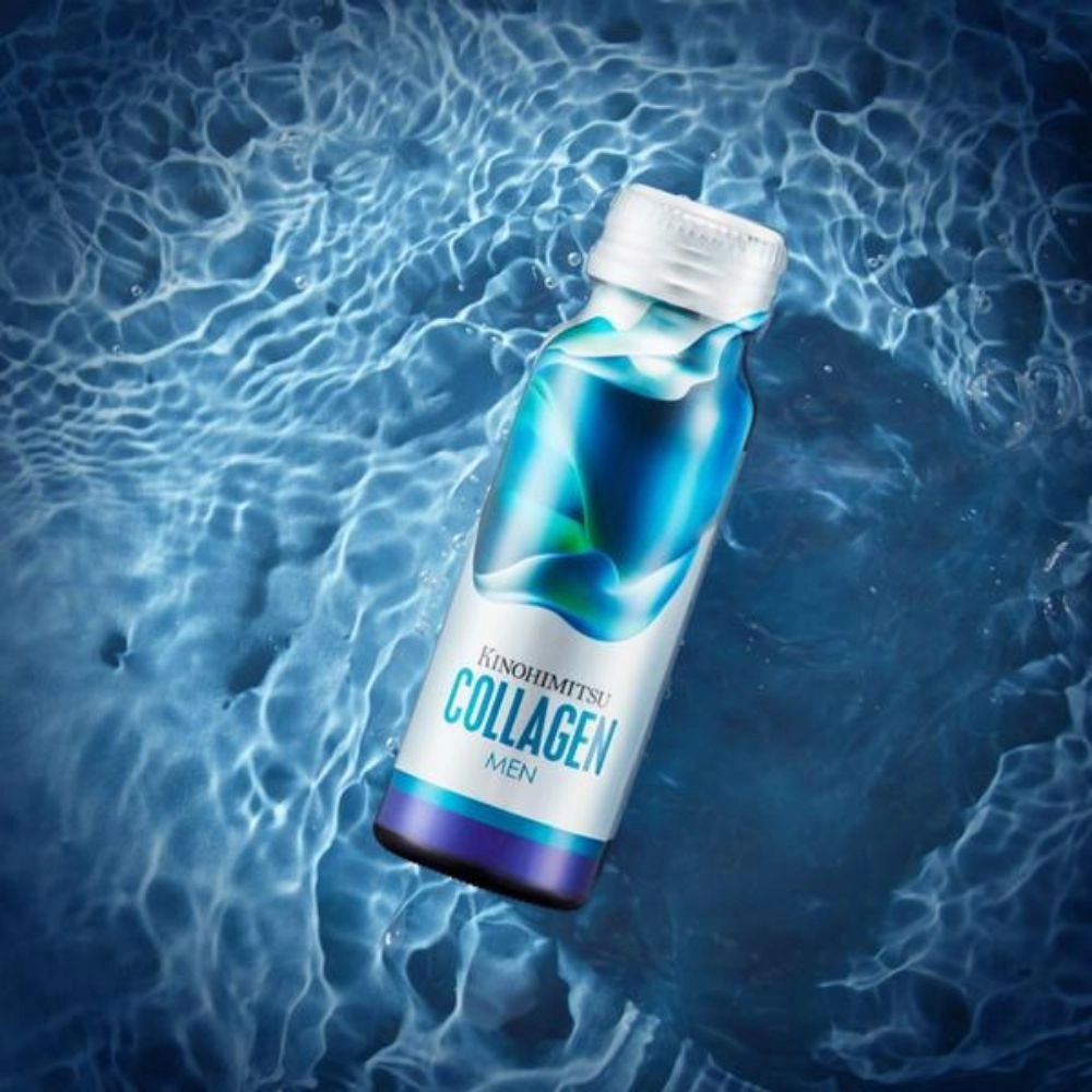 Nước uống đẹp da Kinohimitsu Collagen Men (Hộp 10 chai x 50 ml)