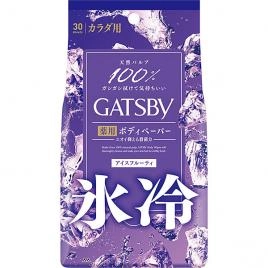 Khăn giấy ướt khử mùi Gatsby Ice Fruity 30 miếng (Hương trái cây)
