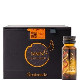 Nước uống trẻ hóa da Peauhonnete NMN+ Nano Liquid 12000 (Hộp 12 Chai X 30ml)