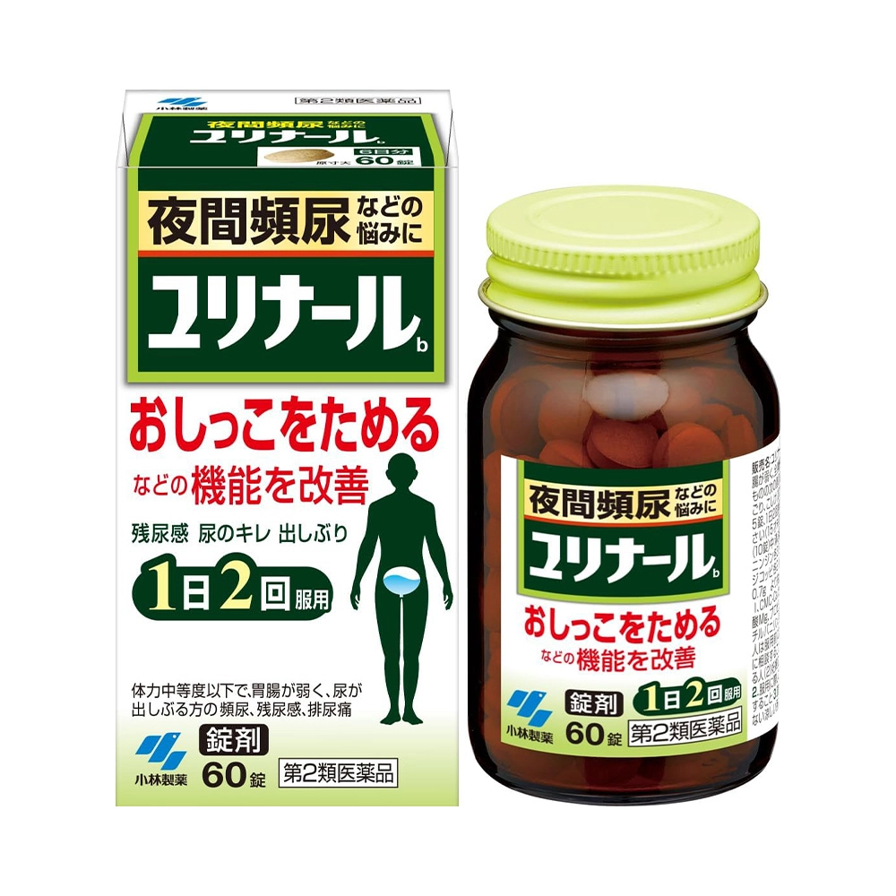 Viên uống hỗ trợ điều trị tiểu đêm Kobayashi Urinal B 60 viên