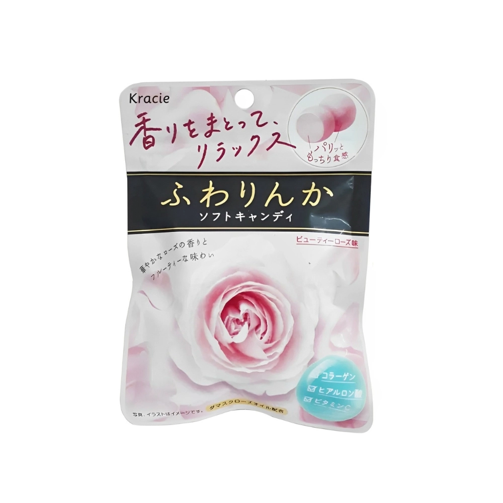 Kẹo thơm hoa hồng Kracie Nhật Bản Gói 27g