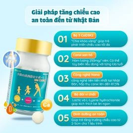 Combo 2 hộp viên uống hỗ trợ tăng chiều cao GH Gold Nhật Bản 120 viên