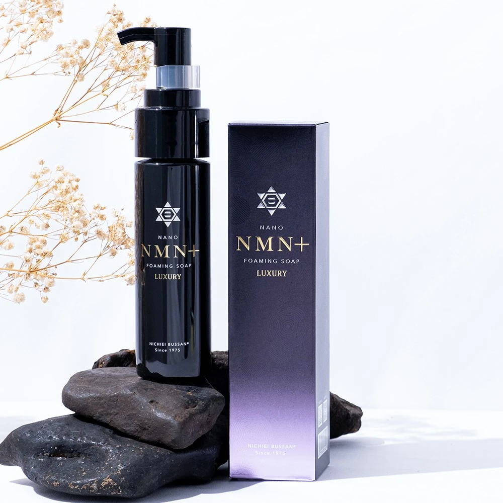 Sữa rửa mặt Nichiei Bussan Nano NMN+ Foaming Soap Luxury 150g (Date 05/25)