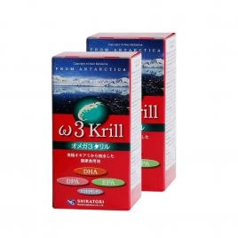 Combo 2 Viên uống bổ sung Omega 3 Krill Shiratori 80 viên (Date 5/26)