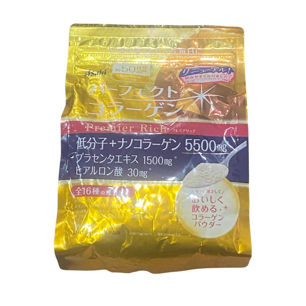 Bột Collagen Asahi Perfect Premier Rich 378g (50 ngày)