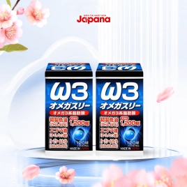 Combo 2 Viên uống bổ mắt, tăng cường trí não DHA&EPA Omega W3 Yuki 120 viên