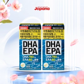 Combo 2 Viên uống bổ não Orihiro DHA EPA Nhật Bản 180 viên