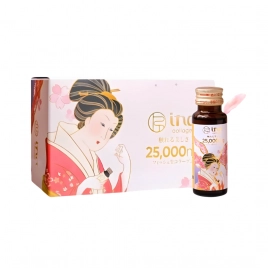 Nước uống Collagen Peptide INA  25,000mg (Hộp 10 chai x 50ml) (Date 12/25)