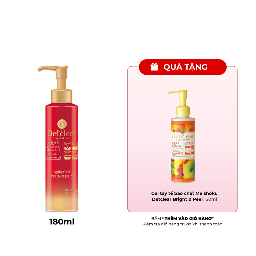Gel tẩy tế bào chết Detclear Meishoku 180ml (Dành cho da lão hóa)